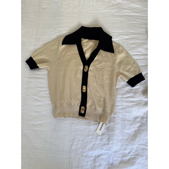 NWT Commense Effortless Collared Top - Picture 2 of 4